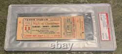 1949 Yankee Stadium Night Of Champions Full Ticket PSA + Program From Game