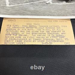 1950 Type 1 Photograph YOGI BERRA Catcher IRV NOREN New York Yankee Stadium