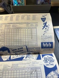 1950 Yankee Stadium Official Program & Ticket Stub. Home Of Champions Vintage