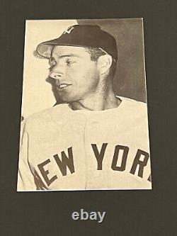 1950's-60 Joe DiMaggio Yankee Stadium Souvenir Postcard- New York Yankees- ex