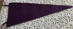 1950's PURPLE Felt NEW YORK YANKEES STADIUM 27.5 Pennant MICKEY MANTLE