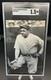 1950s Yankee Stadium Babe Ruth Postcard Souvenir Sgc Graded