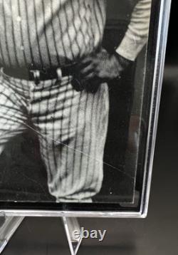1950s YANKEE STADIUM BABE RUTH POSTCARD SOUVENIR SGC GRADED