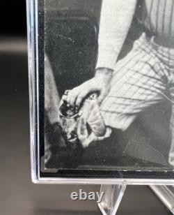 1950s YANKEE STADIUM BABE RUTH POSTCARD SOUVENIR SGC GRADED