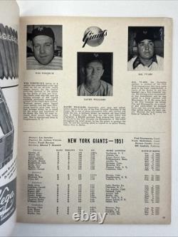 1951 Yankees World Series Program vs NY Giants @ Yankee Stadium VG-EX unscored