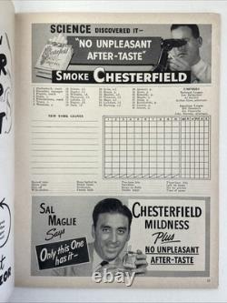 1951 Yankees World Series Program vs NY Giants @ Yankee Stadium VG-EX unscored