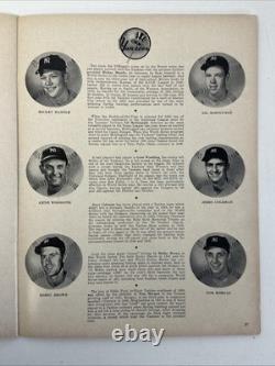 1951 Yankees World Series Program vs NY Giants @ Yankee Stadium VG-EX unscored