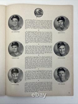 1951 Yankees World Series Program vs NY Giants @ Yankee Stadium VG-EX unscored