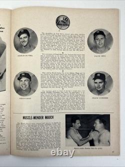 1951 Yankees World Series Program vs NY Giants @ Yankee Stadium VG-EX unscored