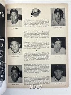 1951 Yankees World Series Program vs NY Giants @ Yankee Stadium VG-EX unscored