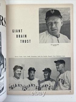 1951 Yankees World Series Program vs NY Giants @ Yankee Stadium VG-EX unscored