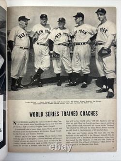 1951 Yankees World Series Program vs NY Giants @ Yankee Stadium VG-EX unscored