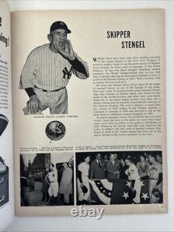 1951 Yankees World Series Program vs NY Giants @ Yankee Stadium VG-EX unscored