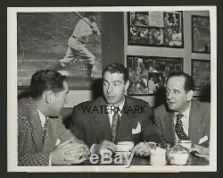 1952 Joe Dimaggio New York Yankee Stadium Press Room Type 1 Photograph 5/10/1952
