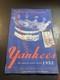 1952 New York Yankees Game Program Score Card W Orig Ticket Stub
