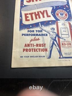 1952 New York Yankees Game Program Score Card w Orig Ticket Stub