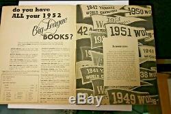 1952 New York Yankees Sketch Book Mlb Baseball Rare Yankees Stadium Bronx Ny