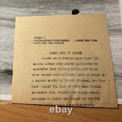 1952 Type 1 Photograph HANK BAUER New York Yankee Stadium Press Photo