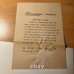 1952 Type 1 Photograph HANK BAUER New York Yankee Stadium Press Photo