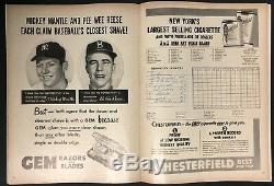 1953 World Series Program Yankee Stadium New York vs Brooklyn Dodgers MLB