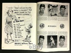 1956 World Series Program MLB Baseball Yankee Stadium New York vs Dodgers