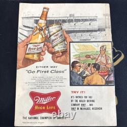 1957 World Series Milwaukee Braves New York Yankees Program County Stadium EX-VG
