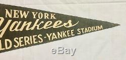 1958 New York Yankees Yankee Stadium Pennant