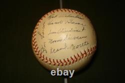 1959 Stadium Souvenir New York Yankees Signed Baseball, MANTLE, BERRA, FORD, ETC