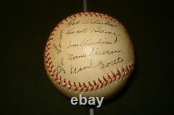 1959 Stadium Souvenir New York Yankees Signed Baseball, MANTLE, BERRA, FORD, ETC