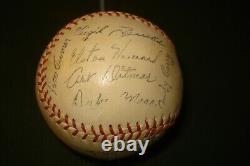 1959 Stadium Souvenir New York Yankees Signed Baseball, MANTLE, BERRA, FORD, ETC