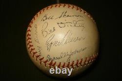 1959 Stadium Souvenir New York Yankees Signed Baseball, MANTLE, BERRA, FORD, ETC