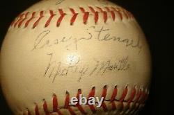 1959 Stadium Souvenir New York Yankees Signed Baseball, MANTLE, BERRA, FORD, ETC