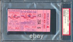 1960 MLB All Star Game Ticket Stub EAST Yankee Stadium, New York PSA 1