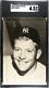 1960 Mickey Mantle Yankee Stadium Postcard Sgc 4.5 Low Pop