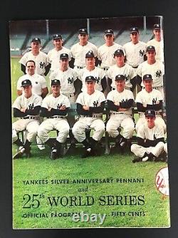 1960 World Series Program Game 4 Yankee Stadium New York vs Pittsburgh Pirates
