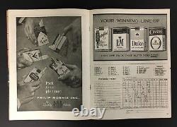 1960 World Series Program Game 4 Yankee Stadium New York vs Pittsburgh Pirates