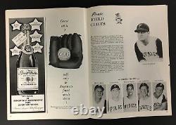 1960 World Series Program Game 4 Yankee Stadium New York vs Pittsburgh Pirates
