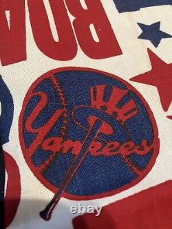 1960's Vintage New York Yankees STADIUM PANTS-with Snack Advertising! VERY RARE
