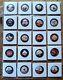 1962-63 Mlb Stadium Pins Complete Set 20 Withyankees, Dodgers, Orioles, A's, Cubs+