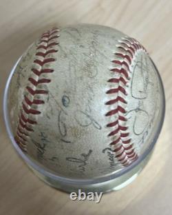 1962-63 Vintage New York Yankees Team Signed Baseball FACSIMILE STADIUM SOUVENIR