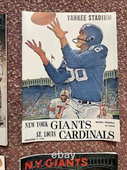 1962 New York Giants Yankee Stadium Official Program (4)