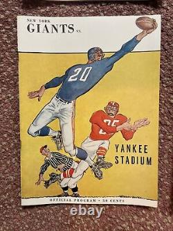 1962 New York Giants Yankee Stadium Official Program (4)