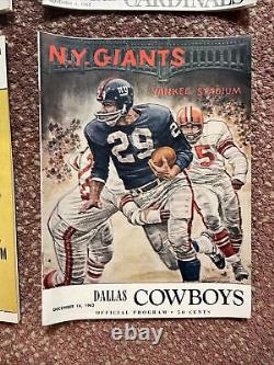 1962 New York Giants Yankee Stadium Official Program (4)