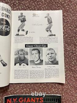 1962 New York Giants Yankee Stadium Official Program (4)