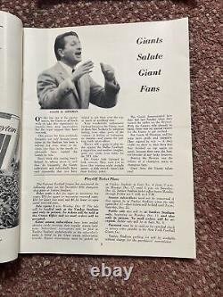 1962 New York Giants Yankee Stadium Official Program (4)