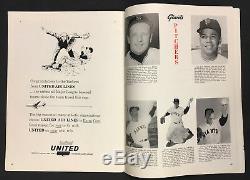 1962 World Series Baseball Program Yankee Stadium New York vs San Francisco MLB