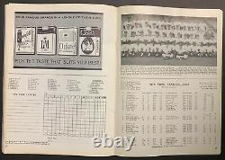 1962 World Series Baseball Program Yankee Stadium New York vs San Francisco MLB