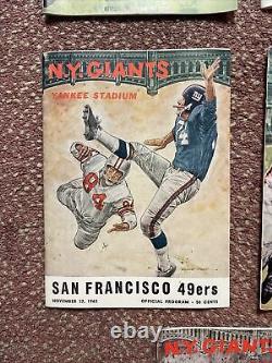 1963 New York Giants Yankee Stadium Official Program (5)