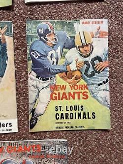 1963 New York Giants Yankee Stadium Official Program (5)