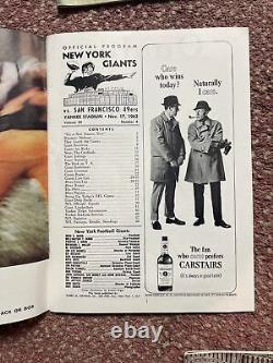 1963 New York Giants Yankee Stadium Official Program (5)